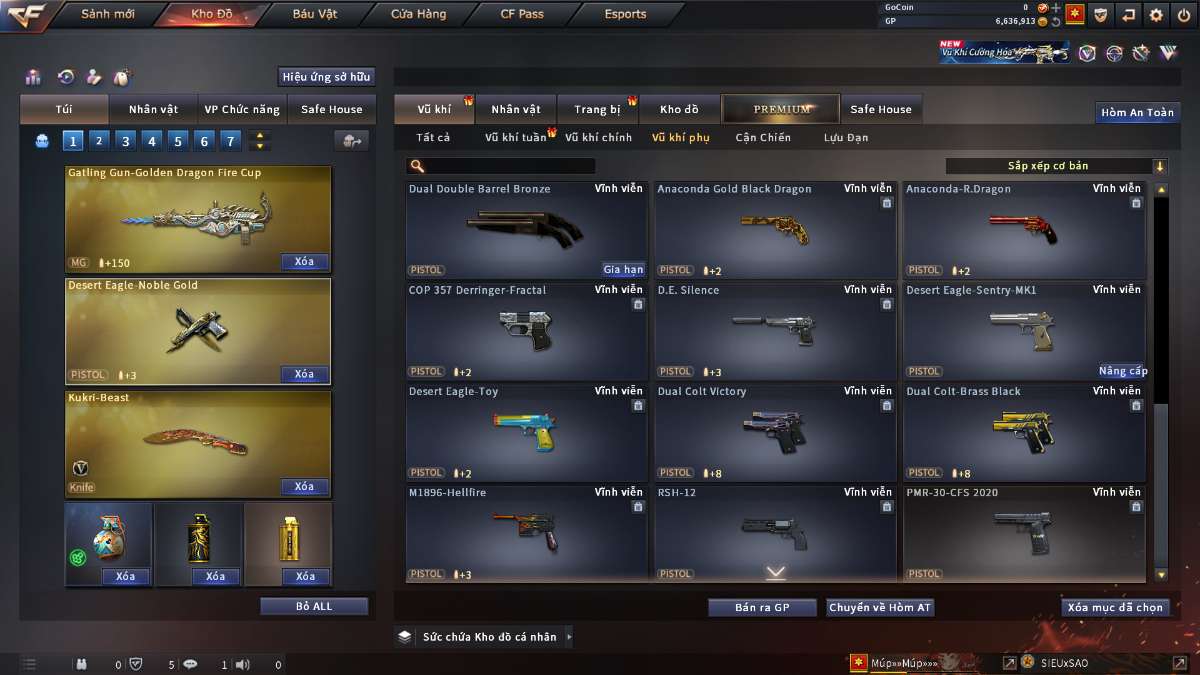 shop acc cf uy tin gia re